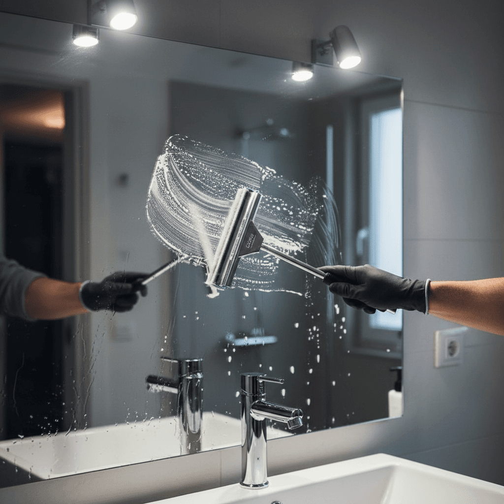 Bathroom sanitizing and cleaning