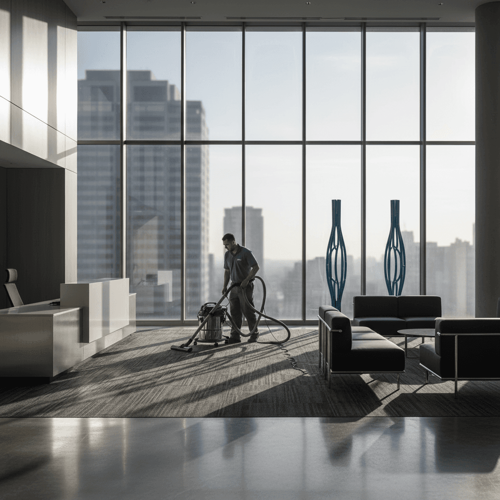 Commercial office cleaning